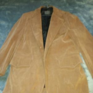 Vintage brown men's suede